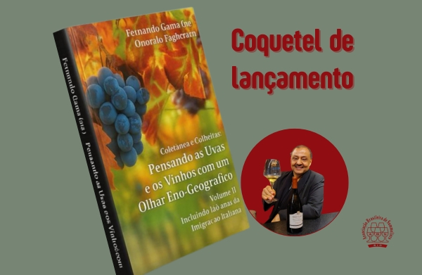 Lançamento do livro “Coletânea e Colheitas: pensando as uvas e vinhos com o olhar eno-geográfico"