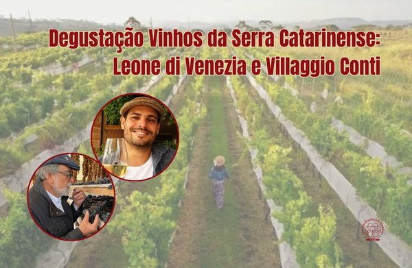Degustação Vinhos da Serra Catarinense: Leone di Venezia e Villaggio Conti 